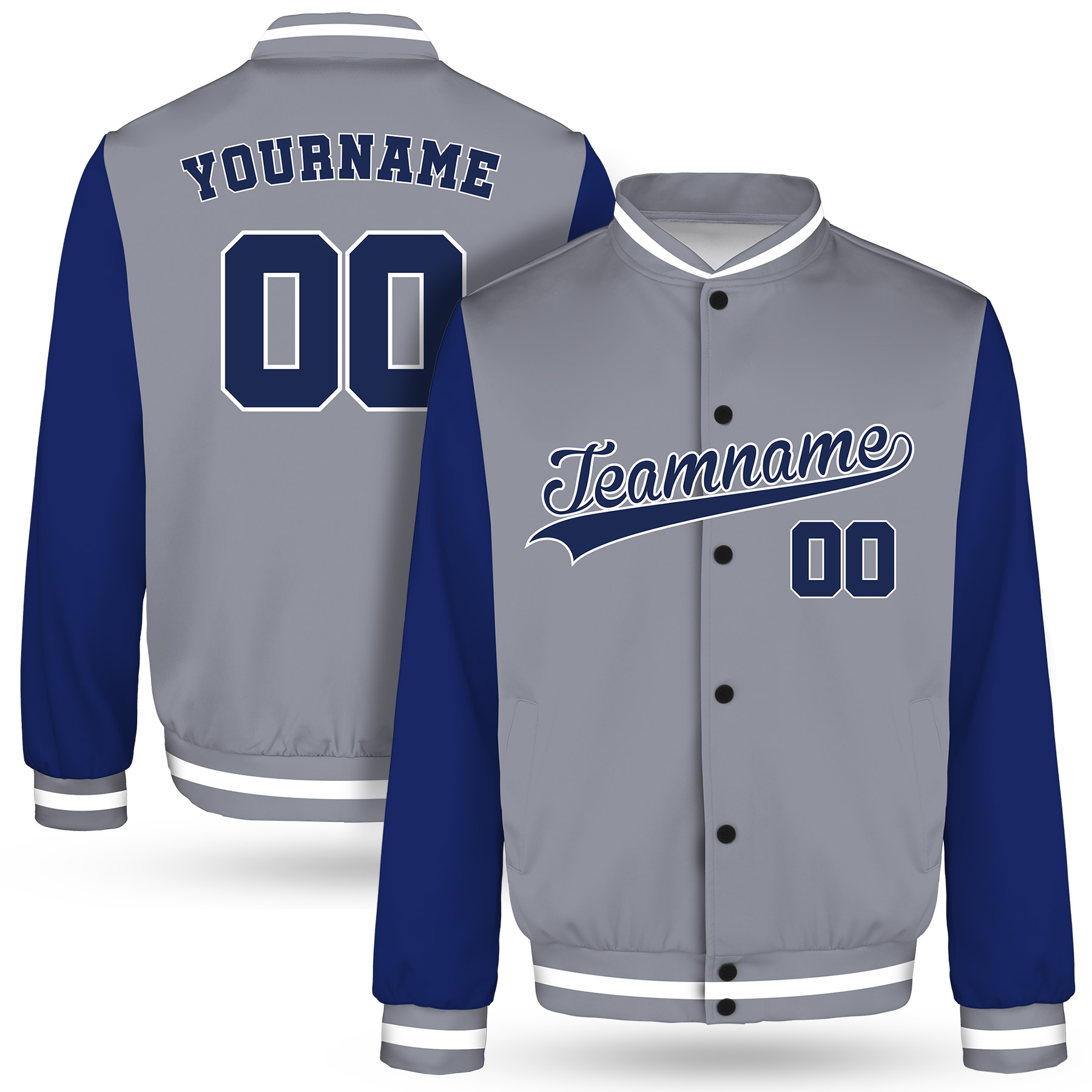 Custom Personalized Varsity Jacket(Full Color Dye Sublimated) 1