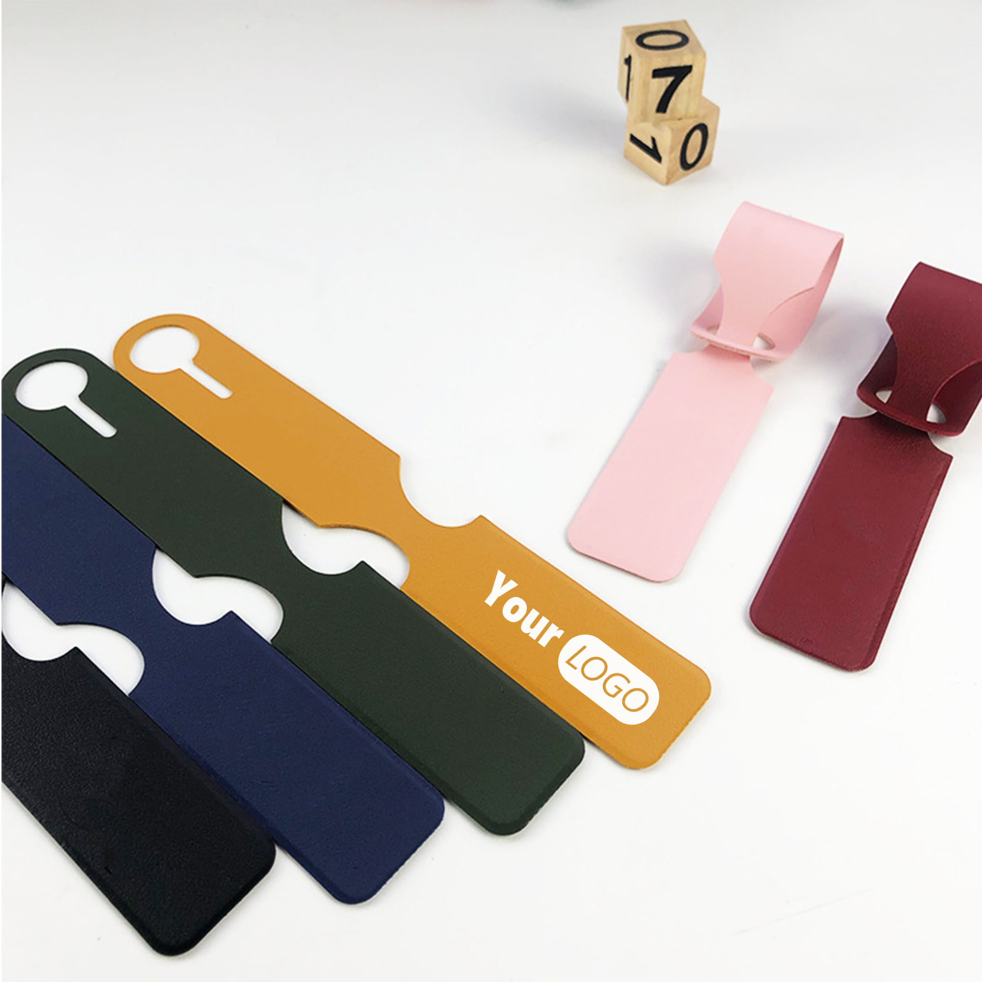 Leather Hanging Luggage Tag 2