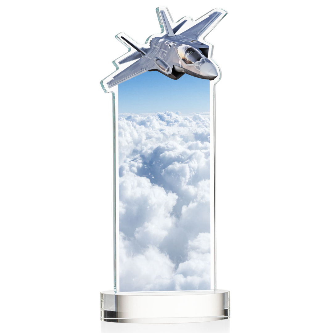 Top Gun VividPrint™ Award on Alberton Base - Clear 3