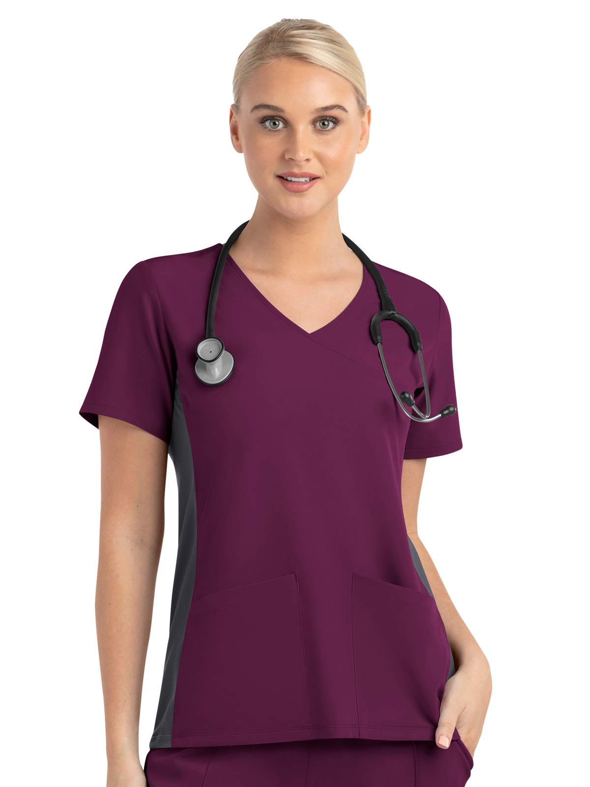 Maevn - Matrix Impulse - Women's Two-Pocket Mock Wrap Top 8