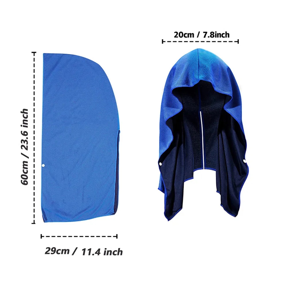 Cooling Hoodie Towel UV Protection Quick Dry Sport Neck Wrap 5