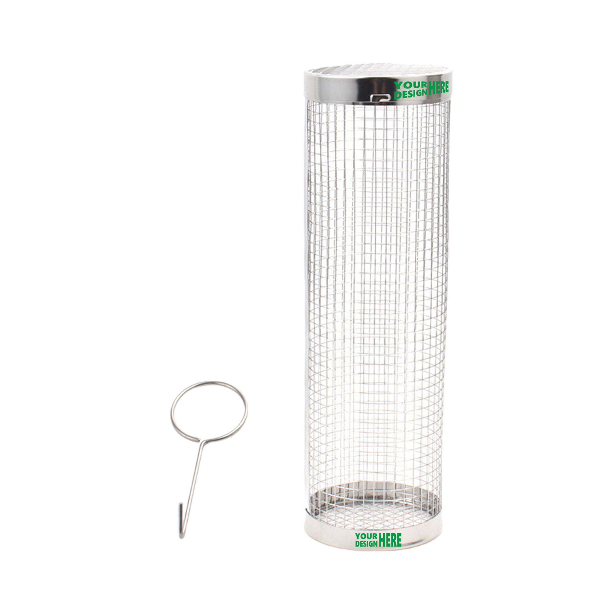 MOQ50 Custom Stainless Steel BBQ Basket For Outdoor Use 1