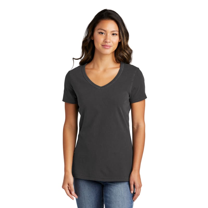 Port & Company Women's Beach Wash Garment-Dyed V-Neck Tee 19