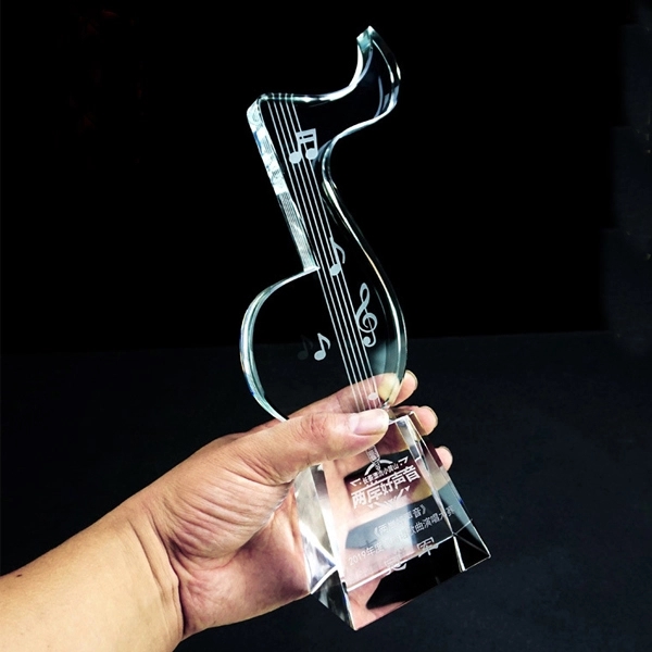 Cyrstal Note Music Trophy 6