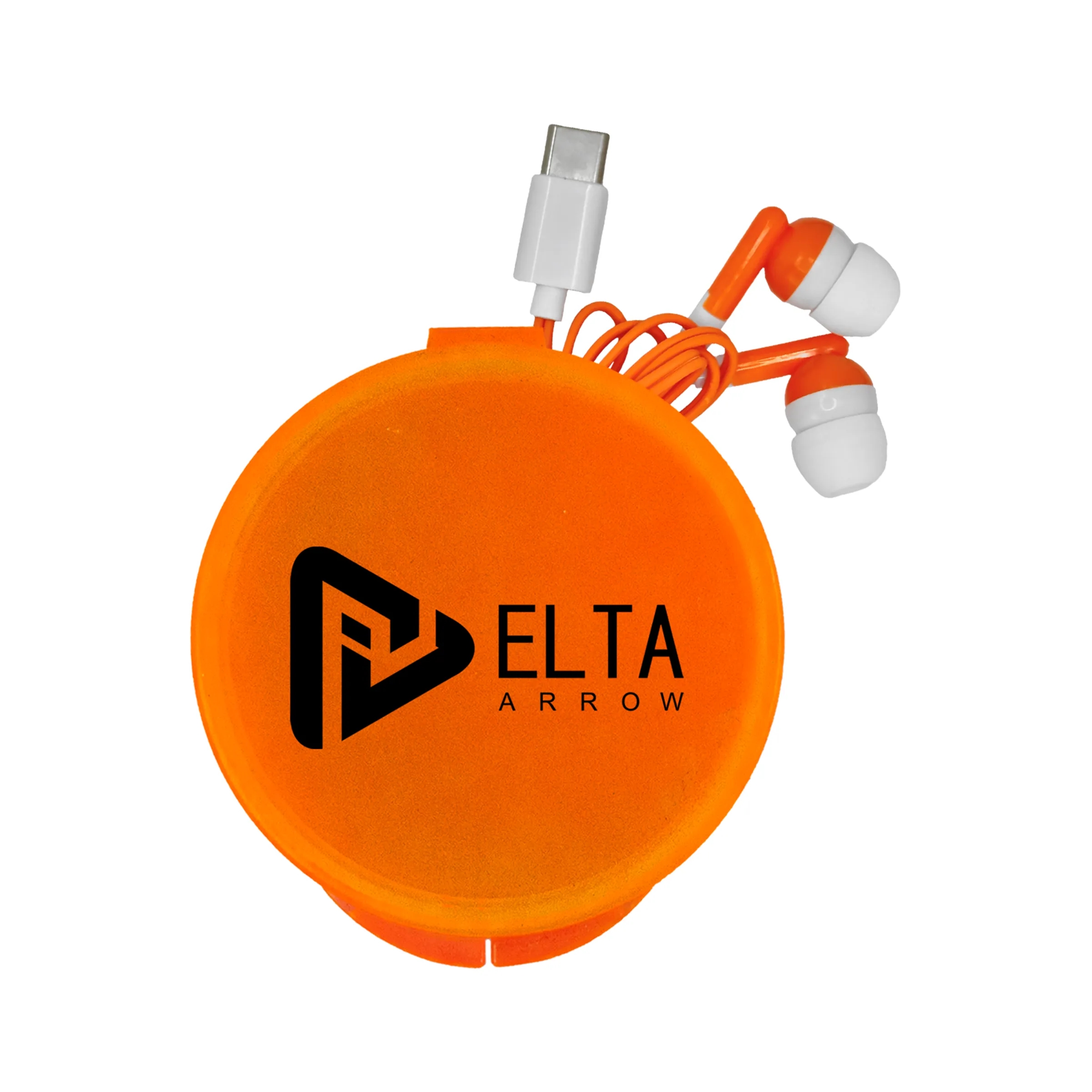 Round Type C Ear Bud Case 3