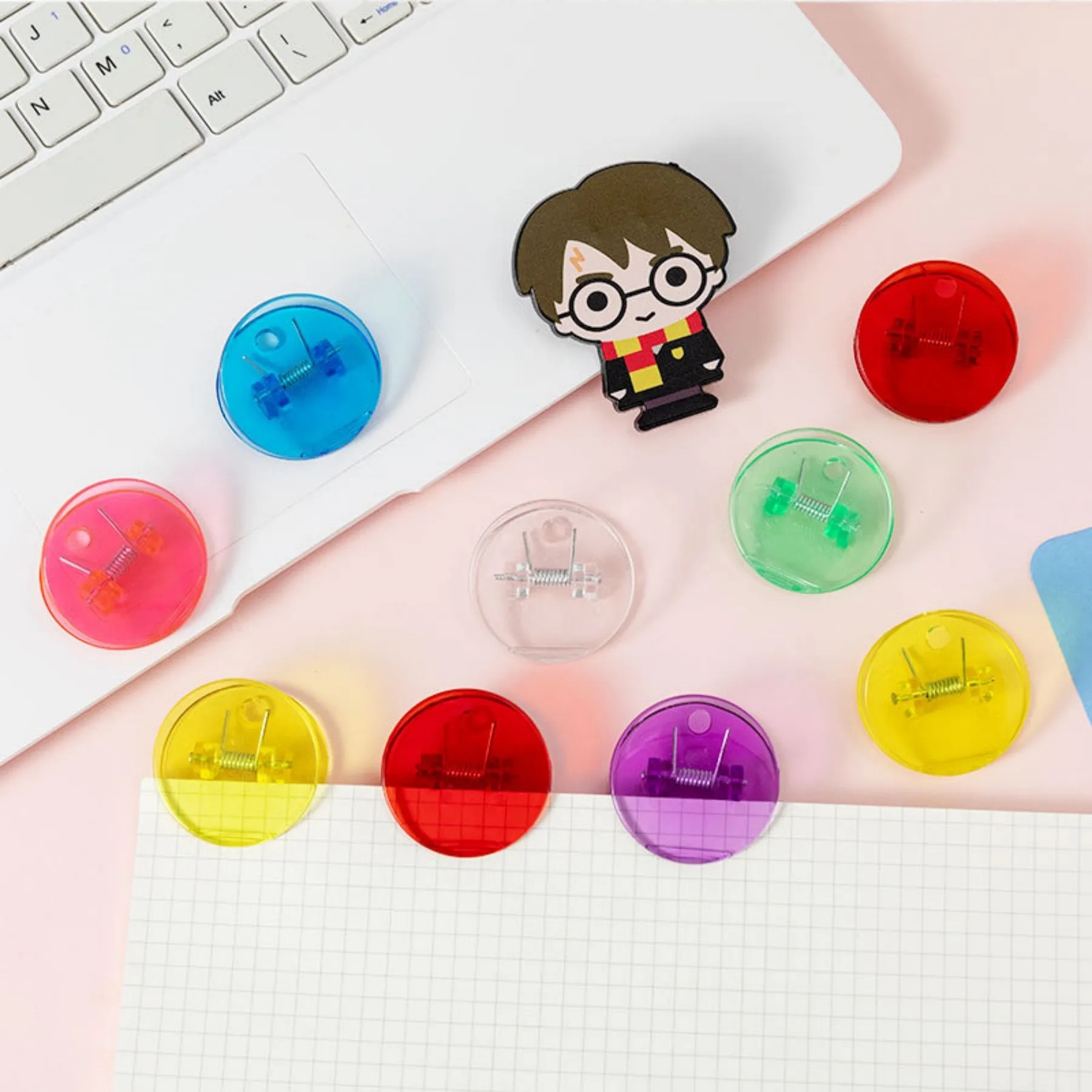 Round Acrylic Clip 8