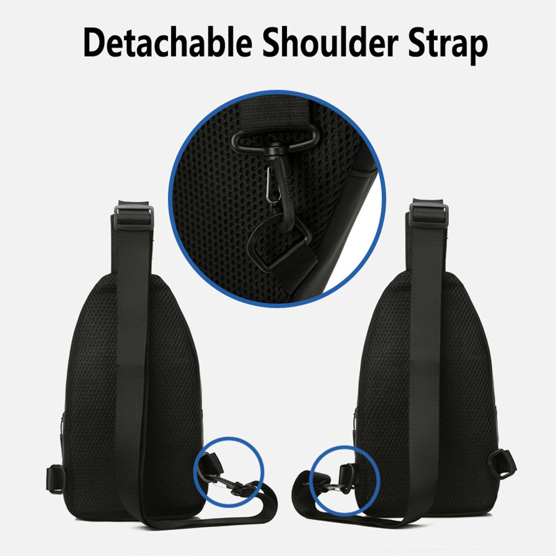 Single Shoulder Chest Backpack Bag 3
