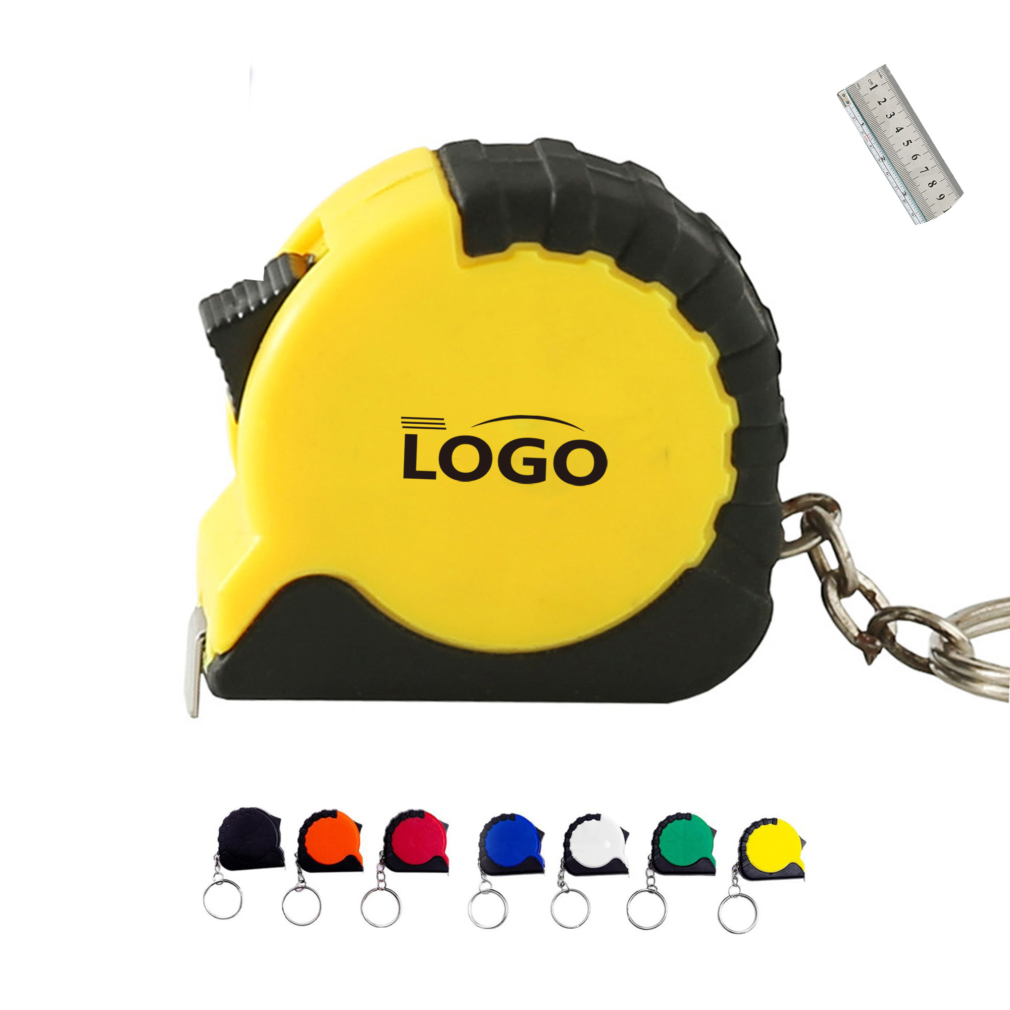 Colored Retractable Keychain Tape Measures 5