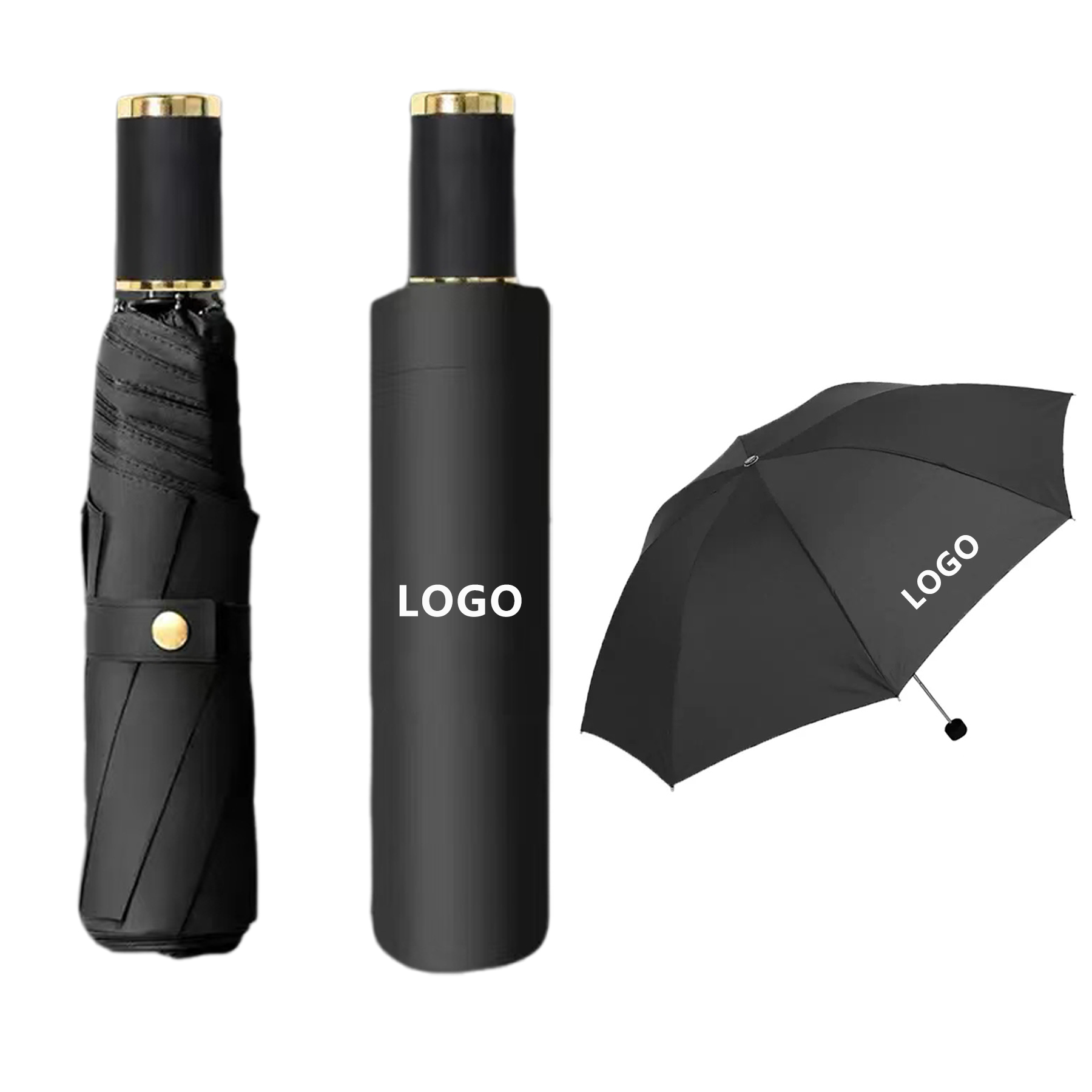 Eight-Bone Folding Manual Umbrella 1