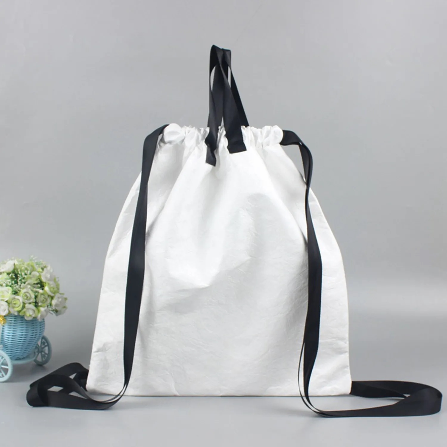 Canvas Customized Paper Tote Bag, custom tote bag with logo imprint 5