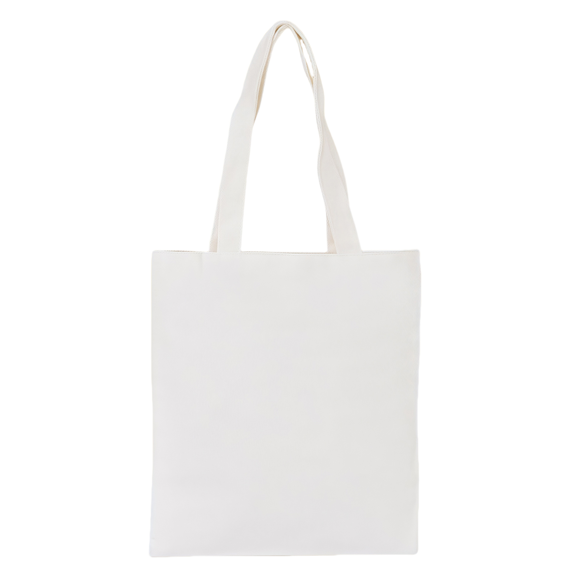 Small White Canvas Tote Bag - Eco-Friendly Reusable Large Durable Handbag 3