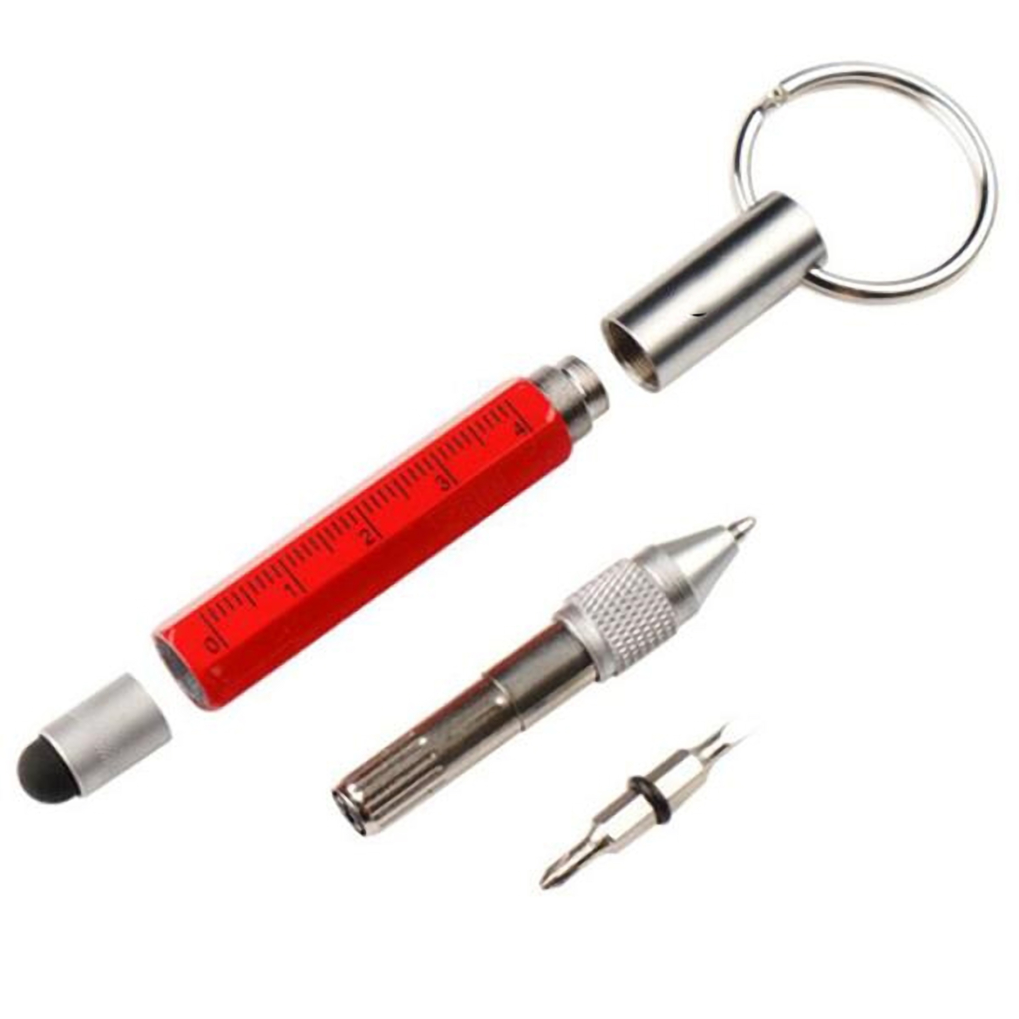 6-in-1 Metal Pen w/Keychain 5