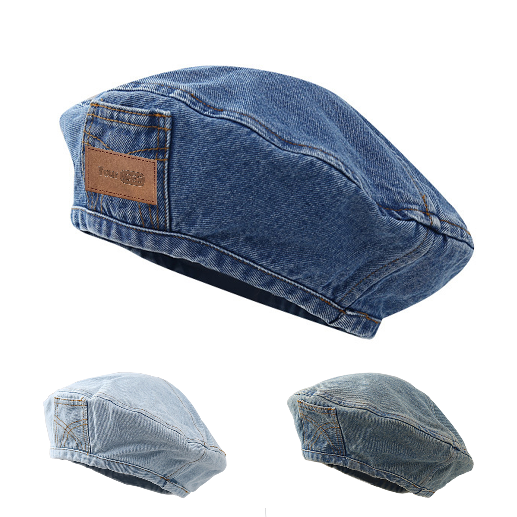 Cotton Versatile big-headed painter hat 4