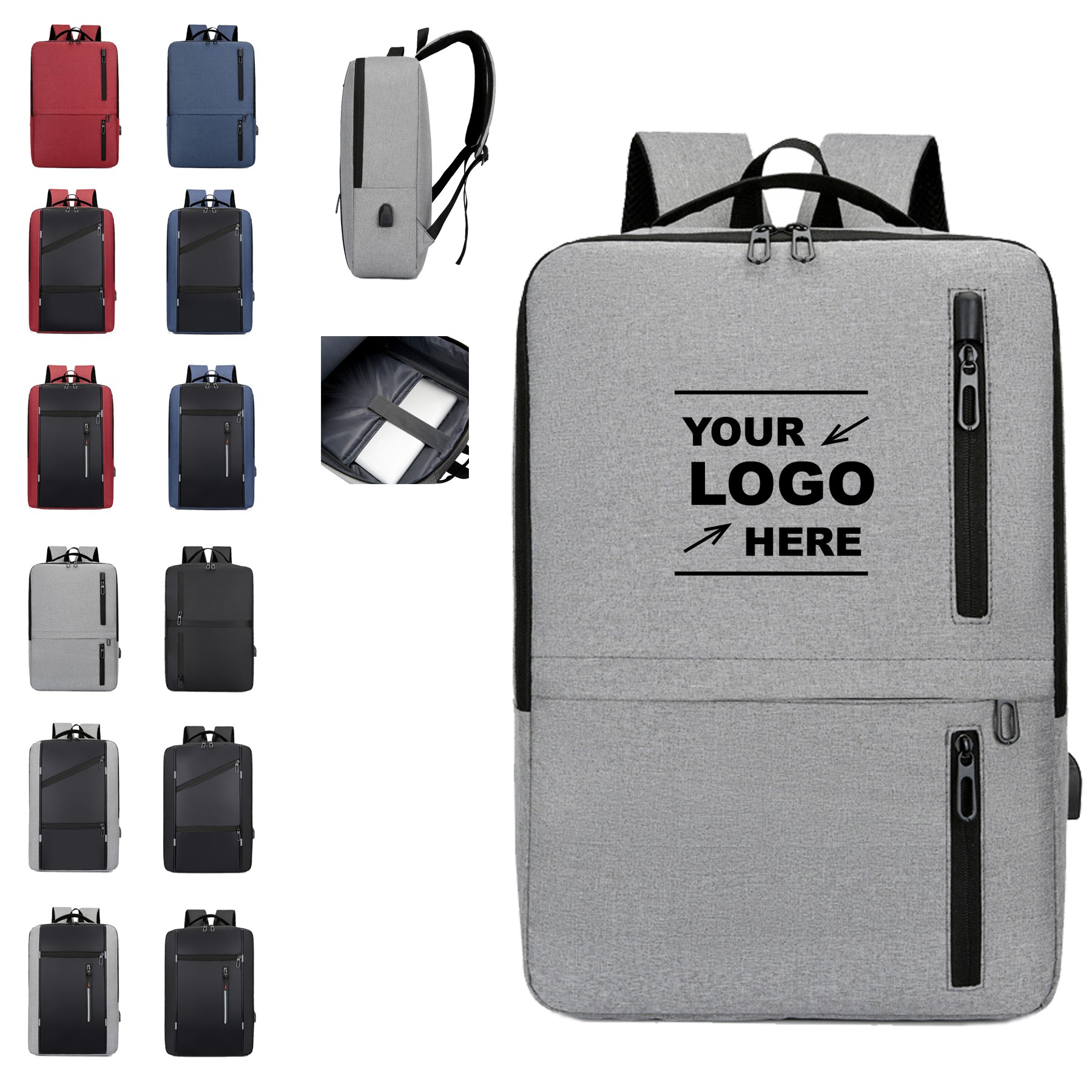Laptop Backpack With USB Charging Port