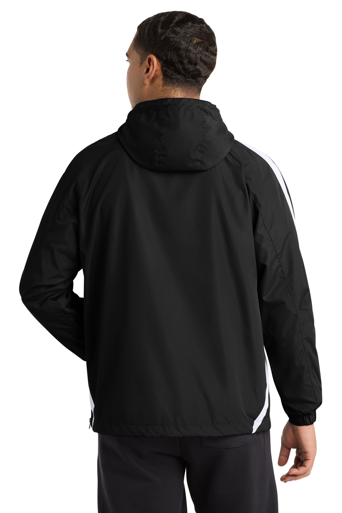 Sport-Tek Colorblock Raglan Anorak. JST63 48