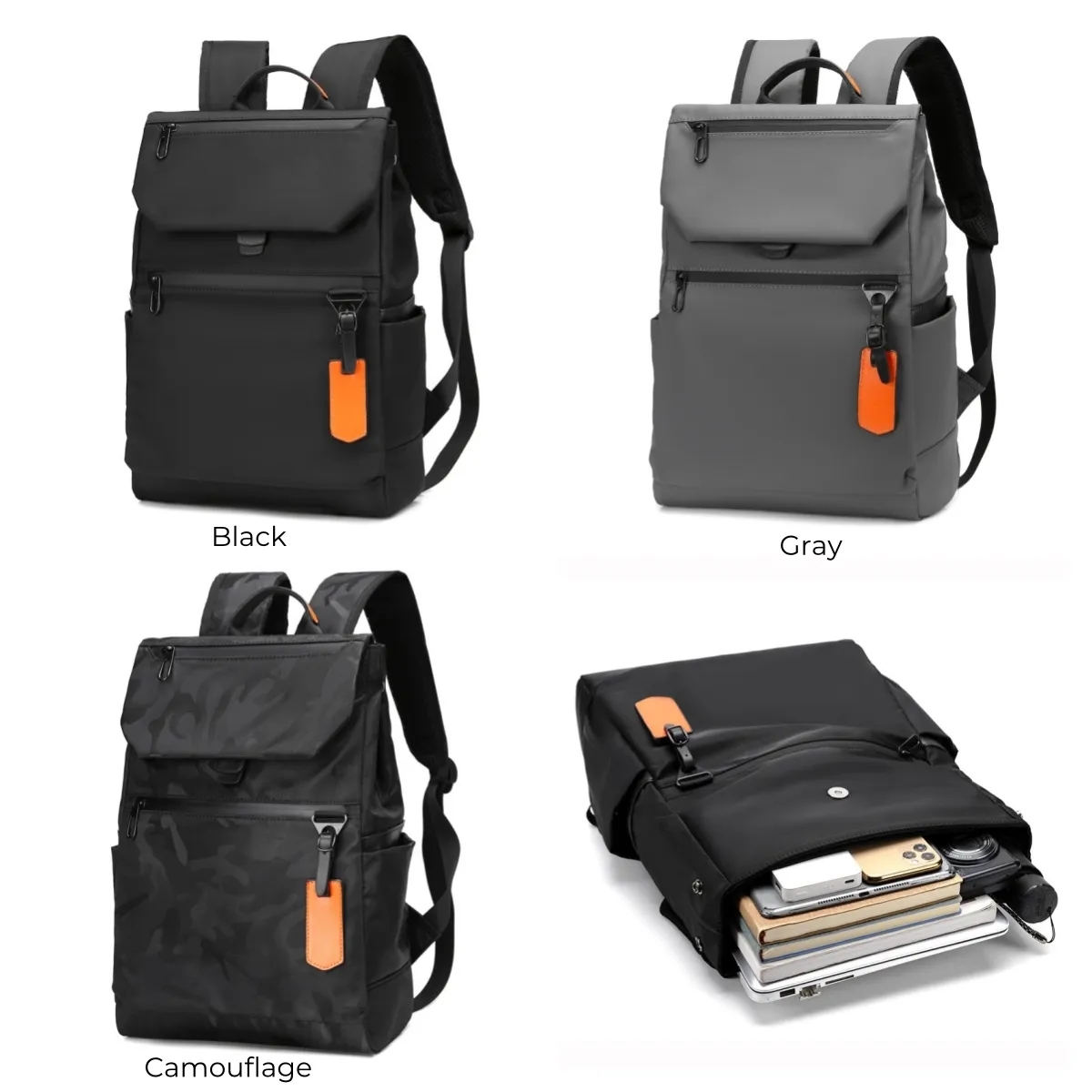 15.6in Laptop Backpack College School Bag Bookbags 6