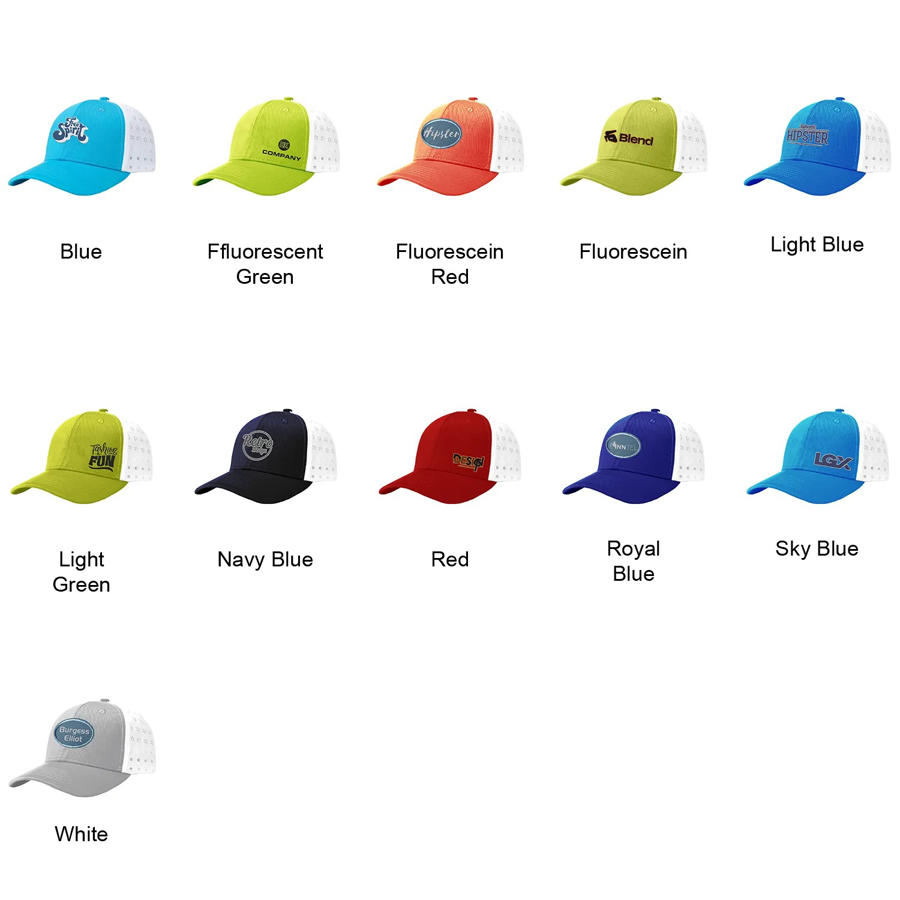 Premium Hyper Cool Sublimation 6 Panel Cap - High, Medium, 5