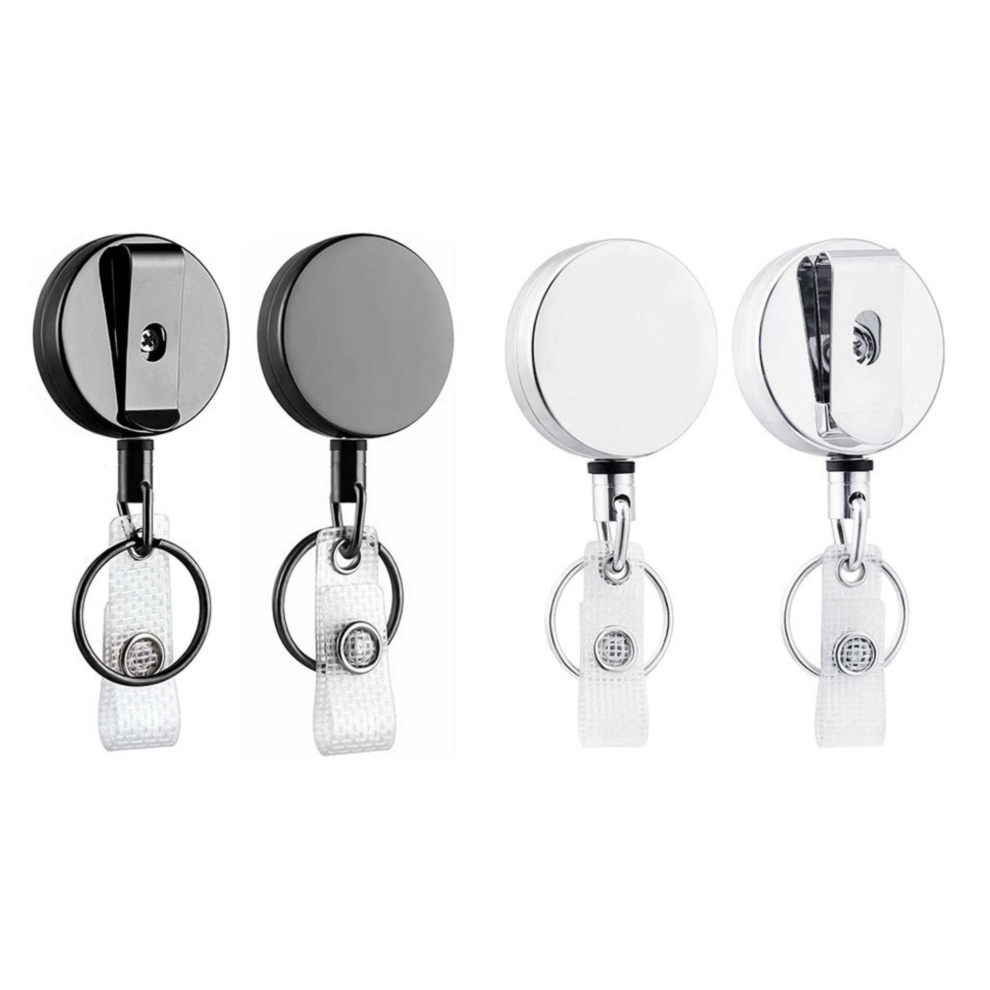Retractable Badge Reel With Belt Clip 4