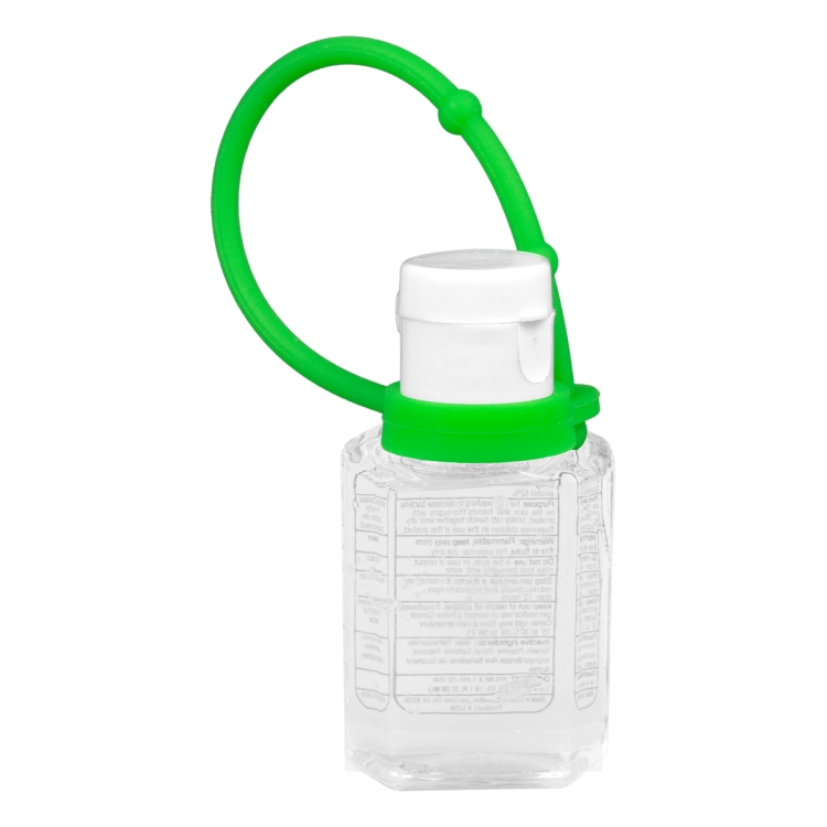 "SanPal Connect" 1.0 oz Compact Hand Sanitizer Antibacterial Gel in Flip-Top Squeeze Bottle with Col 4