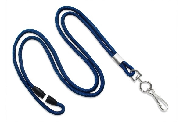 1/8" Round Braid Lanyard with Breakaway (J-Hook) 28