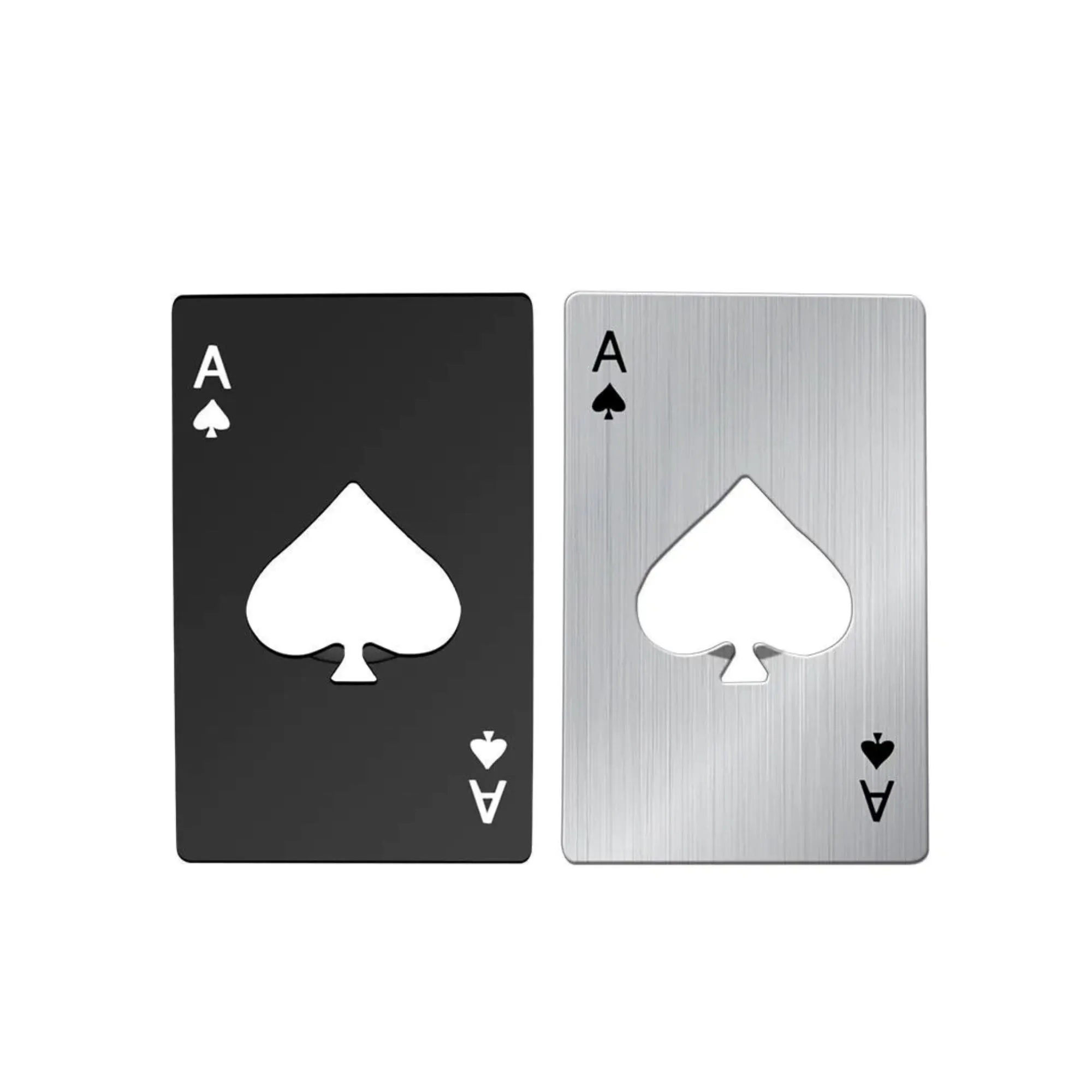 Spade A Playing Card Shaped Stainless Steel Bottle Opener 5