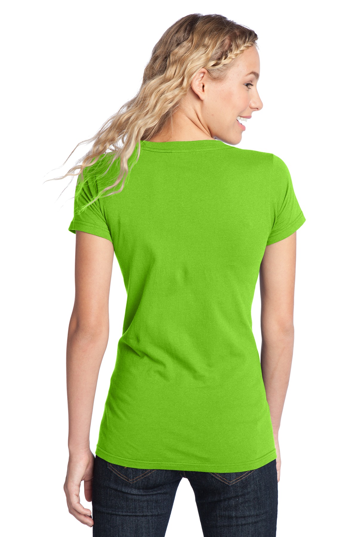District Women's Fitted The Concert Tee DT5001 45