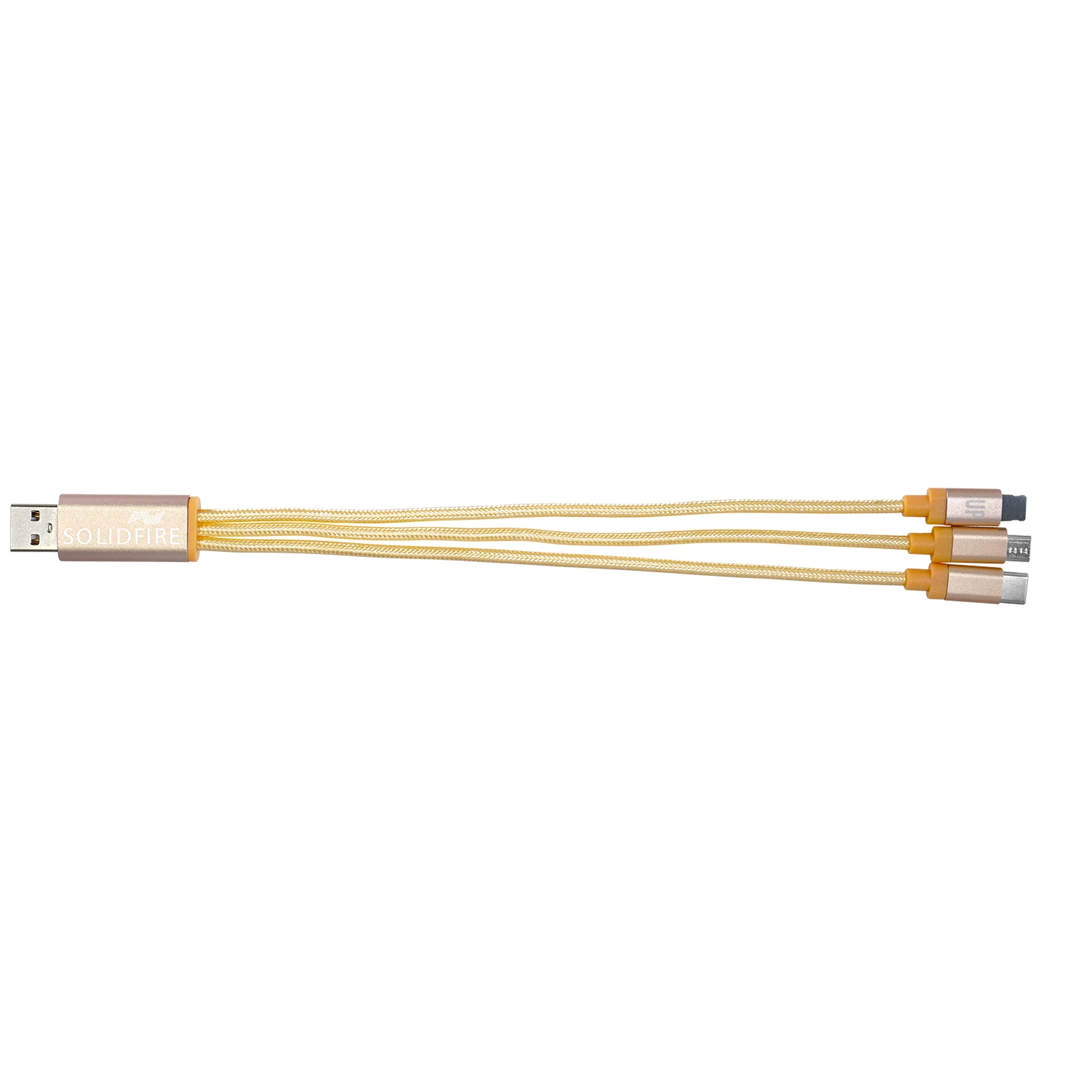 Metallic 3 in 1 Charging Cable 4