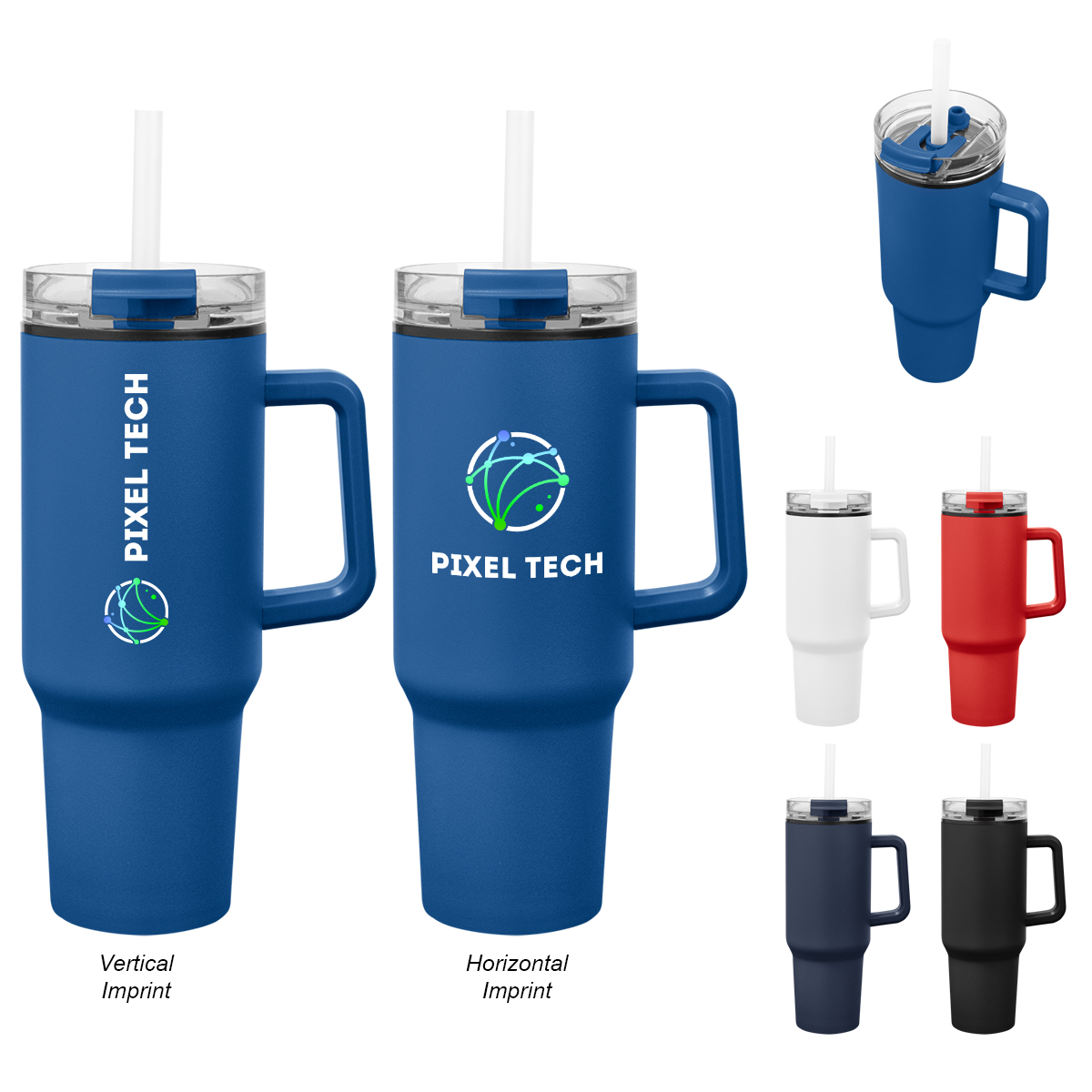 40 Oz. Full Color Quest Stainless Steel Tumbler