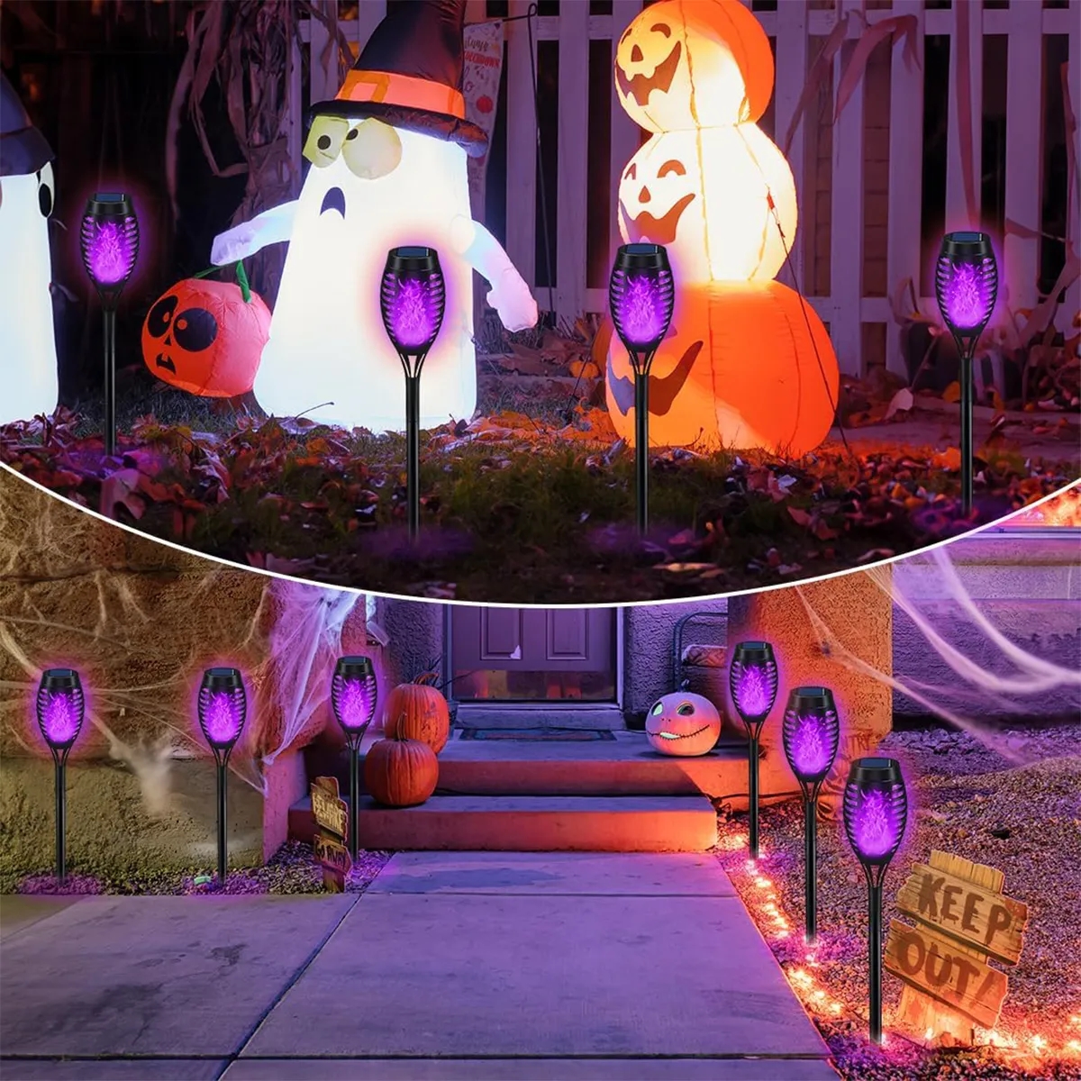 Flickering Flame Lights for Halloween Christmas Decorations 3