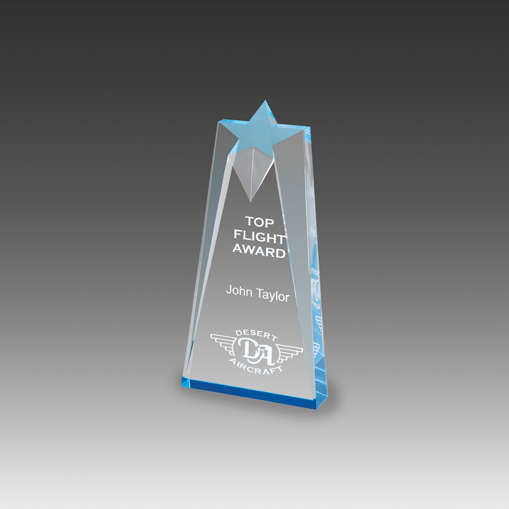 Star Crest Award (4"x7"x1") 2