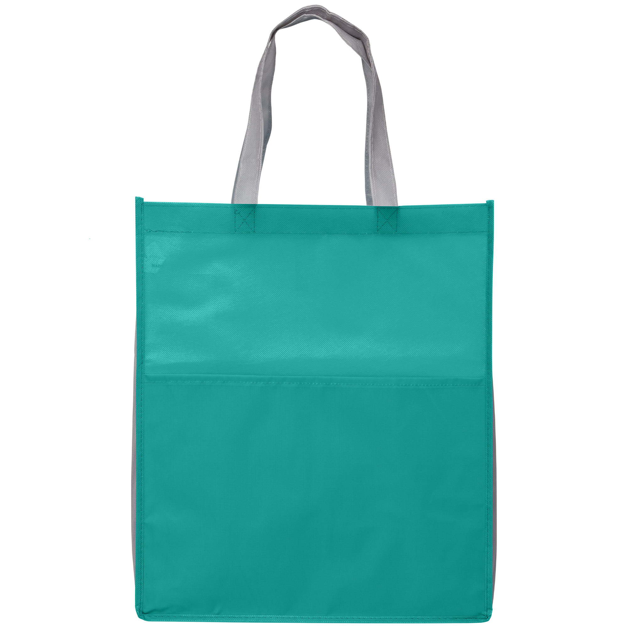 Rome RPET - Recycled Non-Woven Tote with 210D RPET Pocket 4