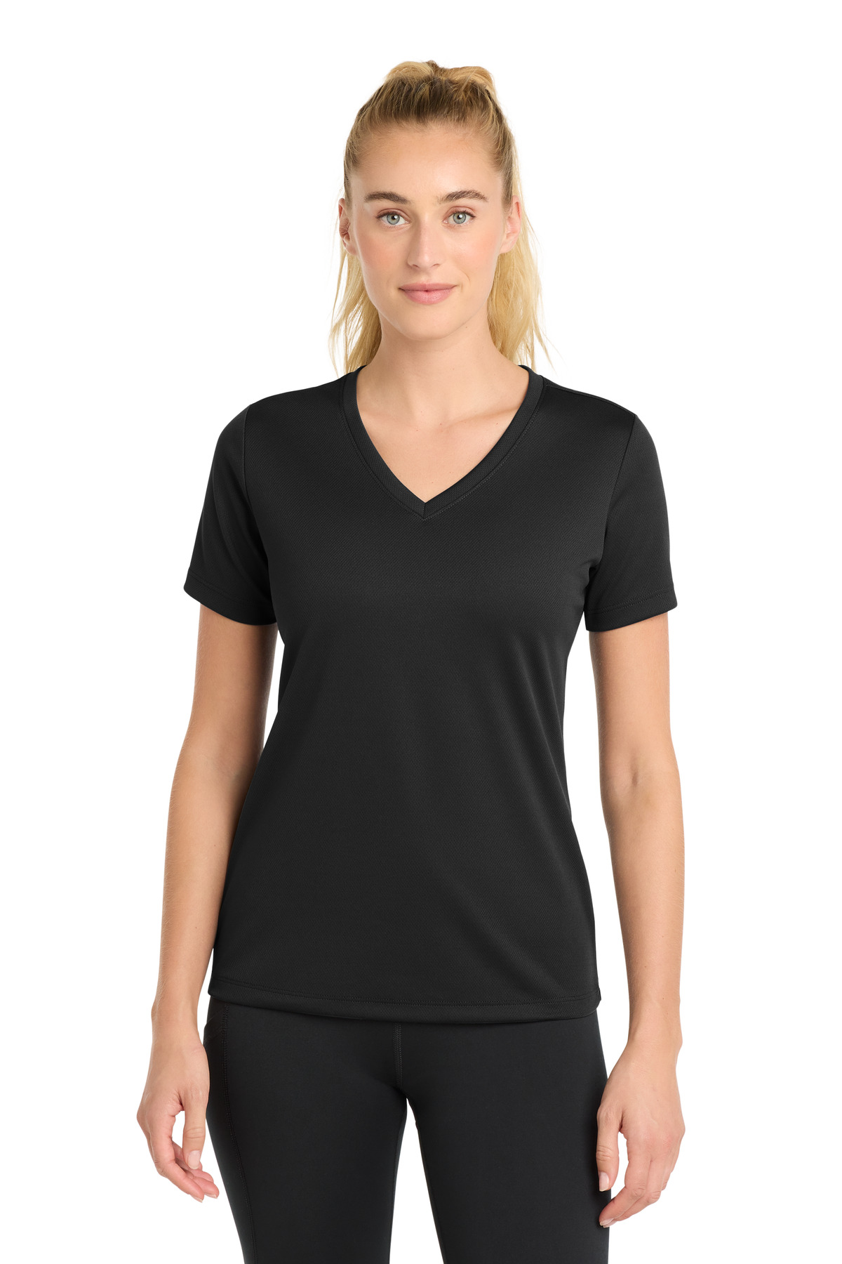 Sport-Tek Women's PosiCharge RacerMesh V-Neck Tee. LST340 118