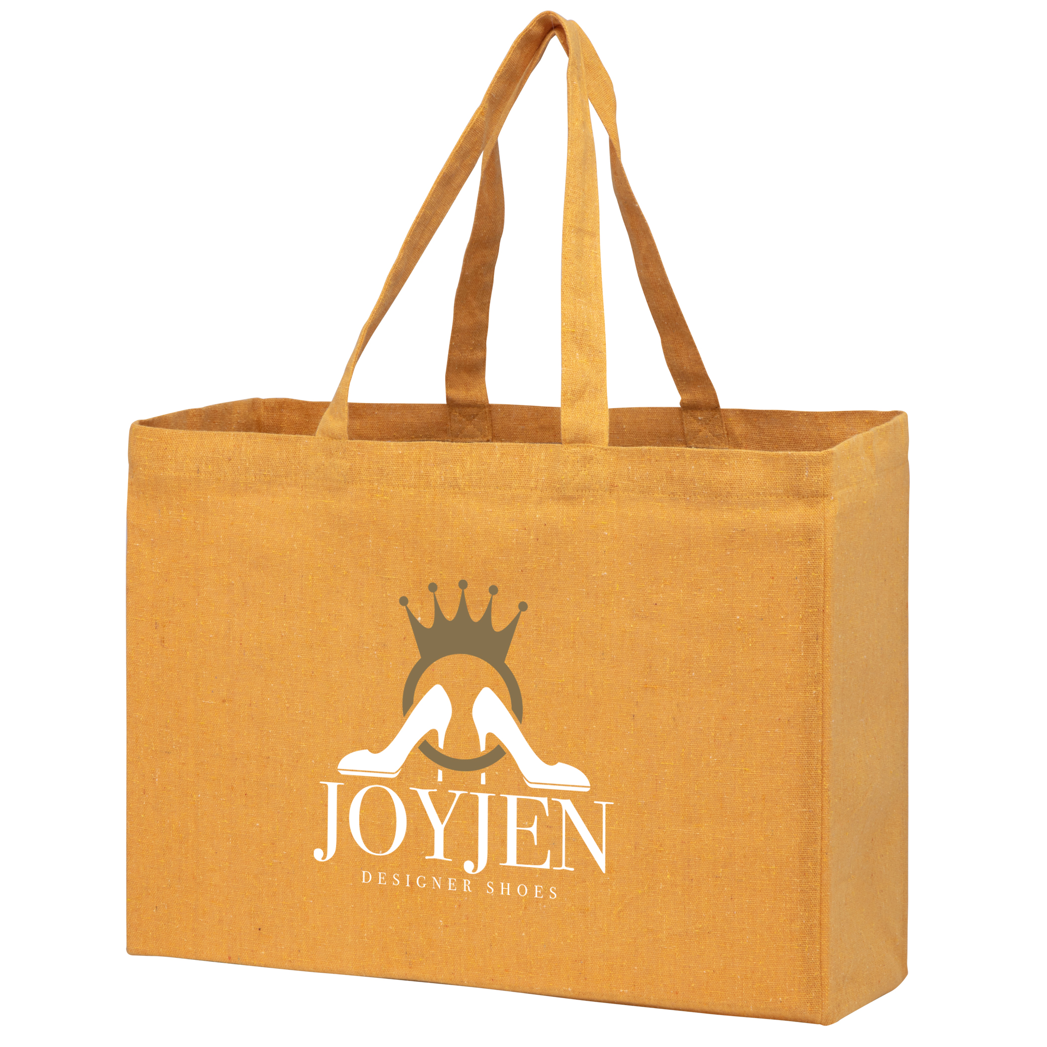 Recycled Cotton Canvas Tote Bag, custom tote bag with logo imprint 4