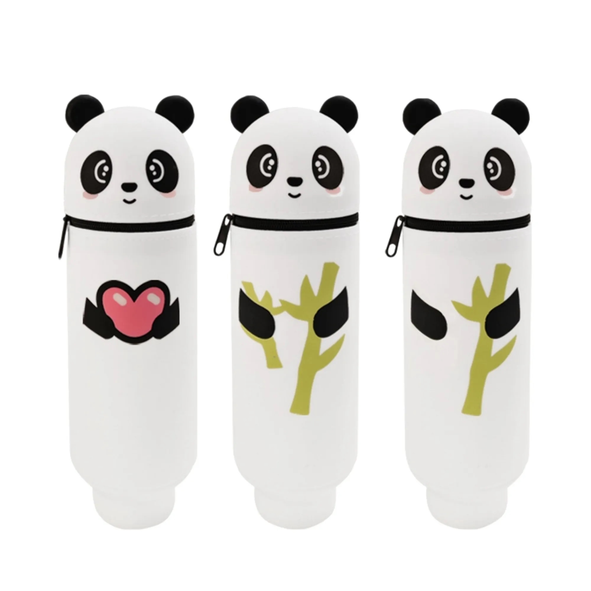 Cute Panda Silicone Pencil Case Stationery Pouch 1