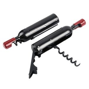 Stylish Magnetic Corkscrew Wine Bottle Shaped Opener 5