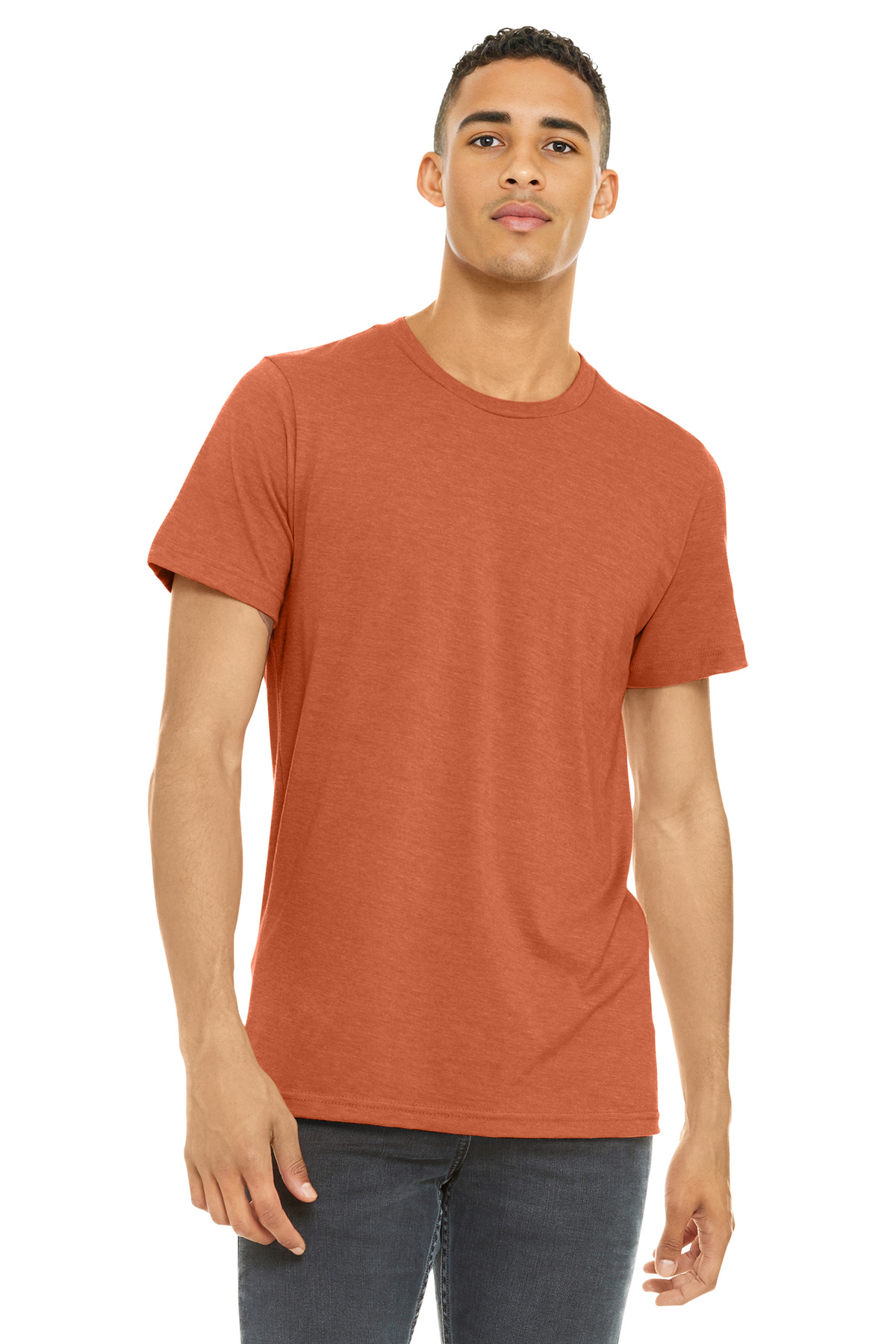 BELLA+CANVAS Unisex Heather CVC Short Sleeve Tee. BC3001CVC 84
