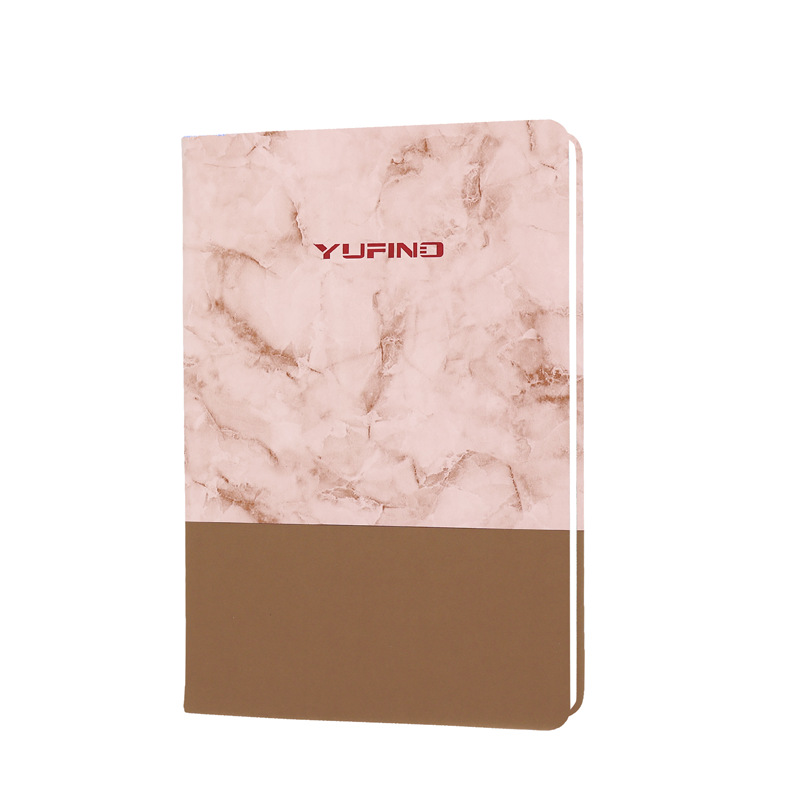 A5 New Marble Splicing PU Leather Business Notepad 2