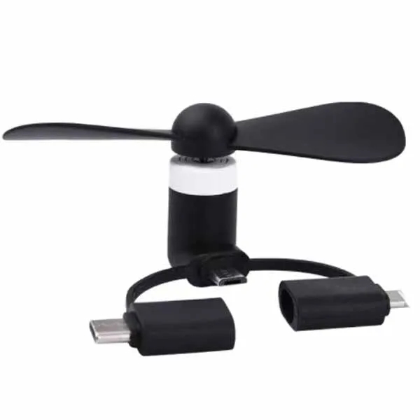 3 In 1 USB MiniCooling Fan Mobile Phone Cooler 4