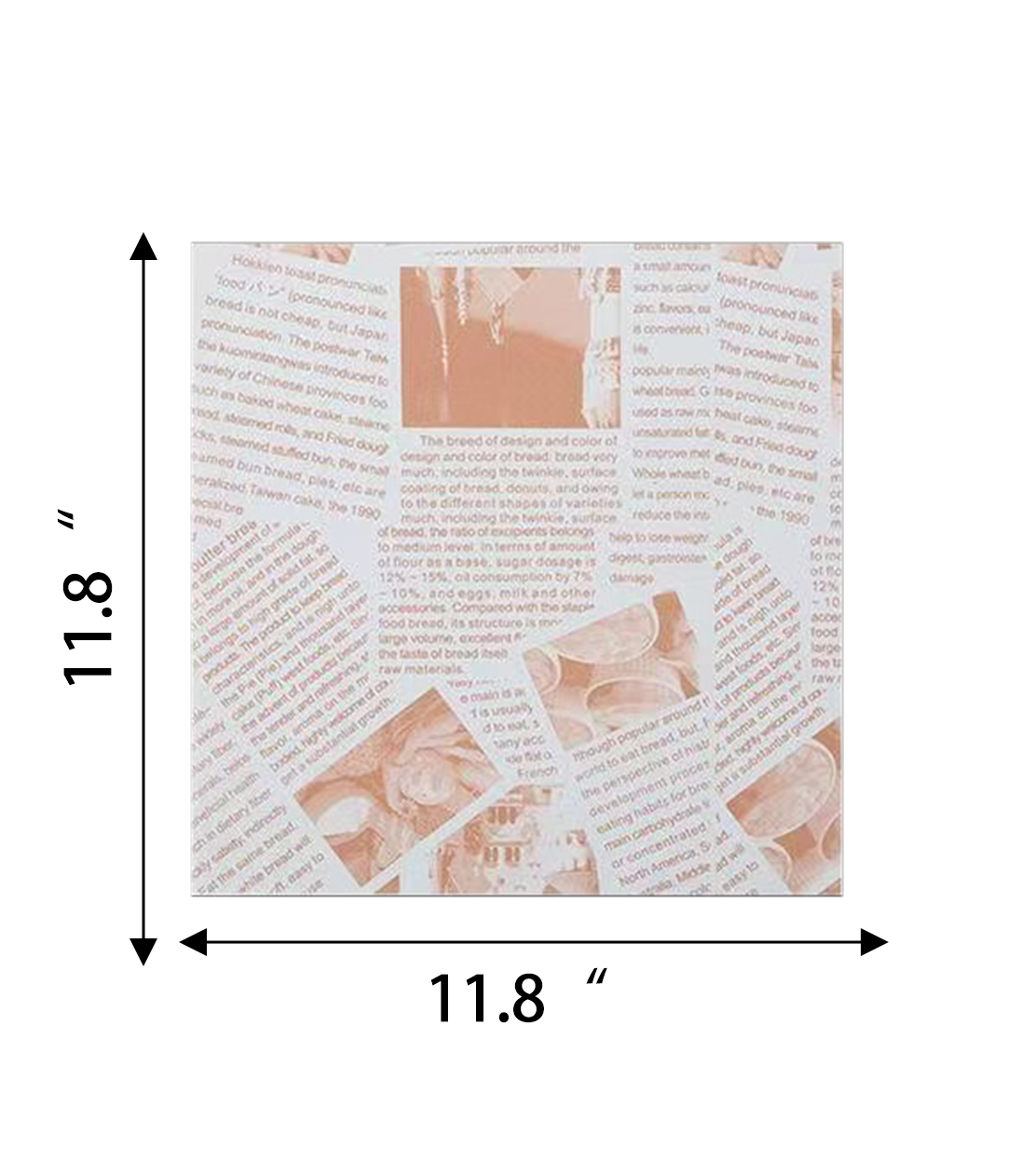 Hamburger Wrapping Paper MOQ 1000 3