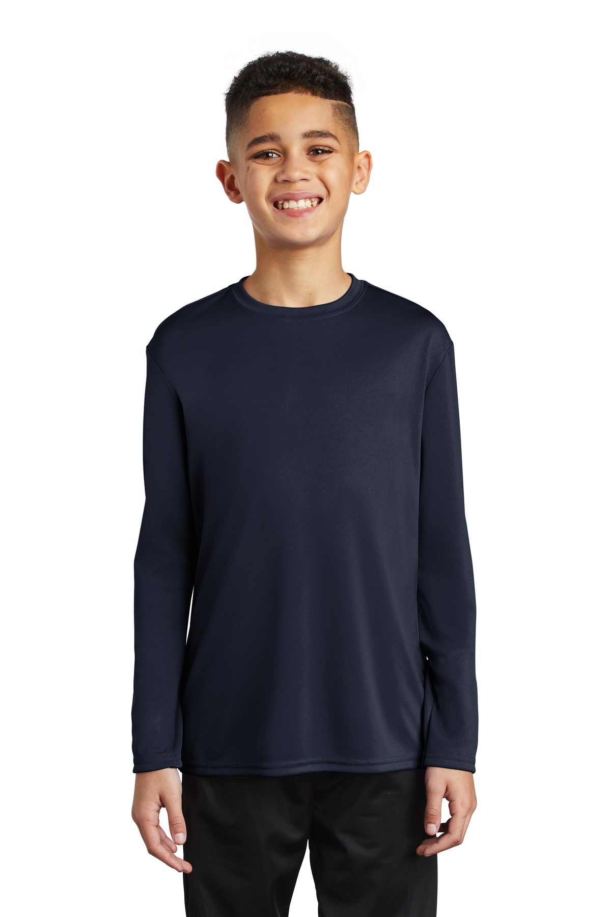 Port & Co Youth Long Sleeve Performance Tee PC380YLS 17