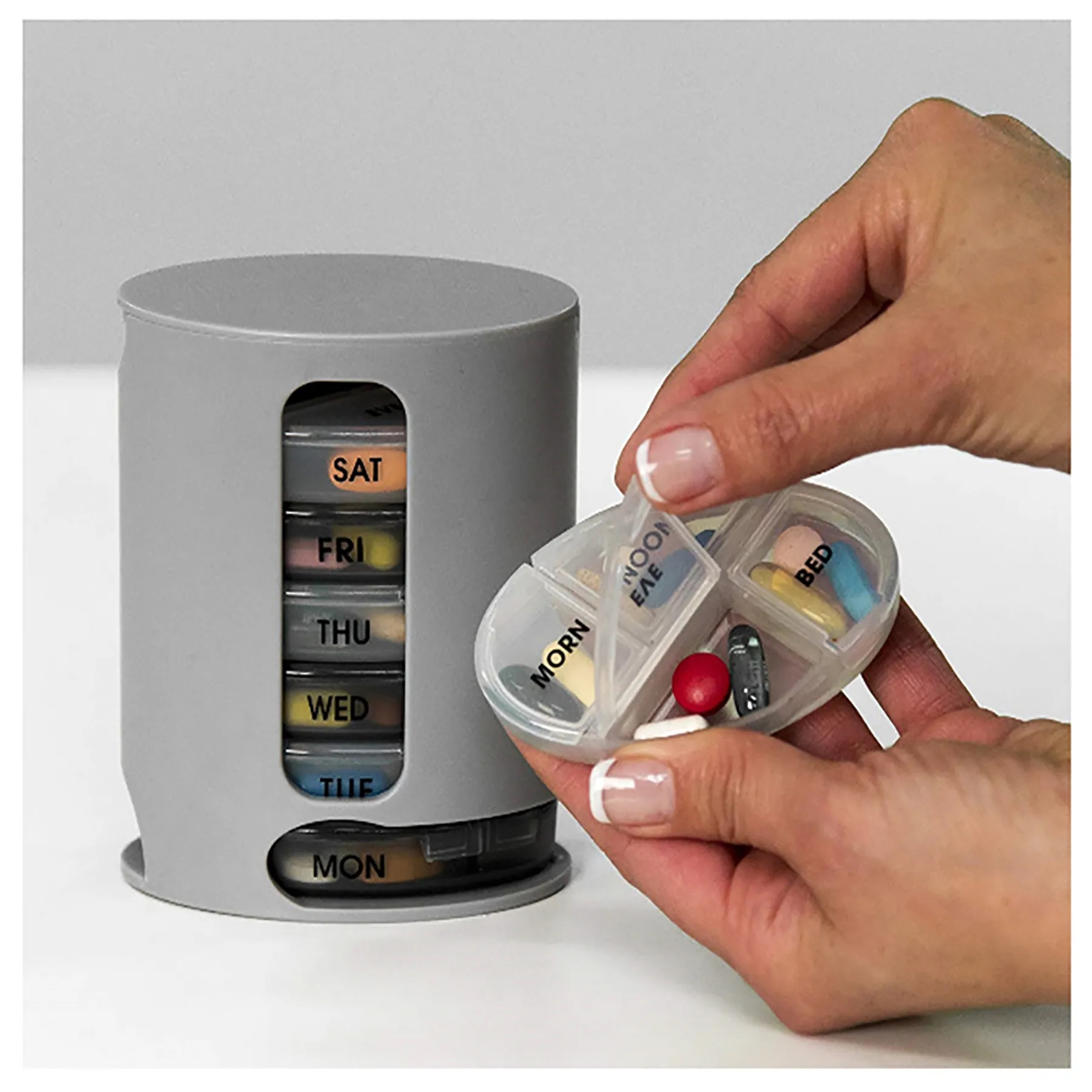Pill Organizer 7 Day Cases Large Portable Medicine Box 7