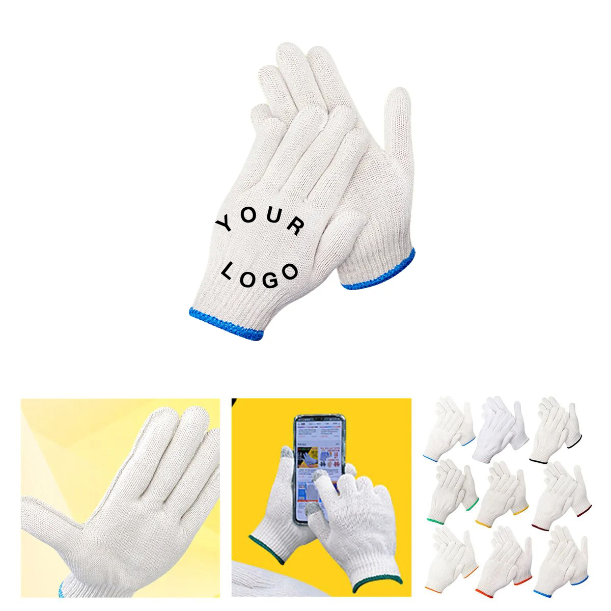 Work Safety Gloves with Reinforced Stitching 2