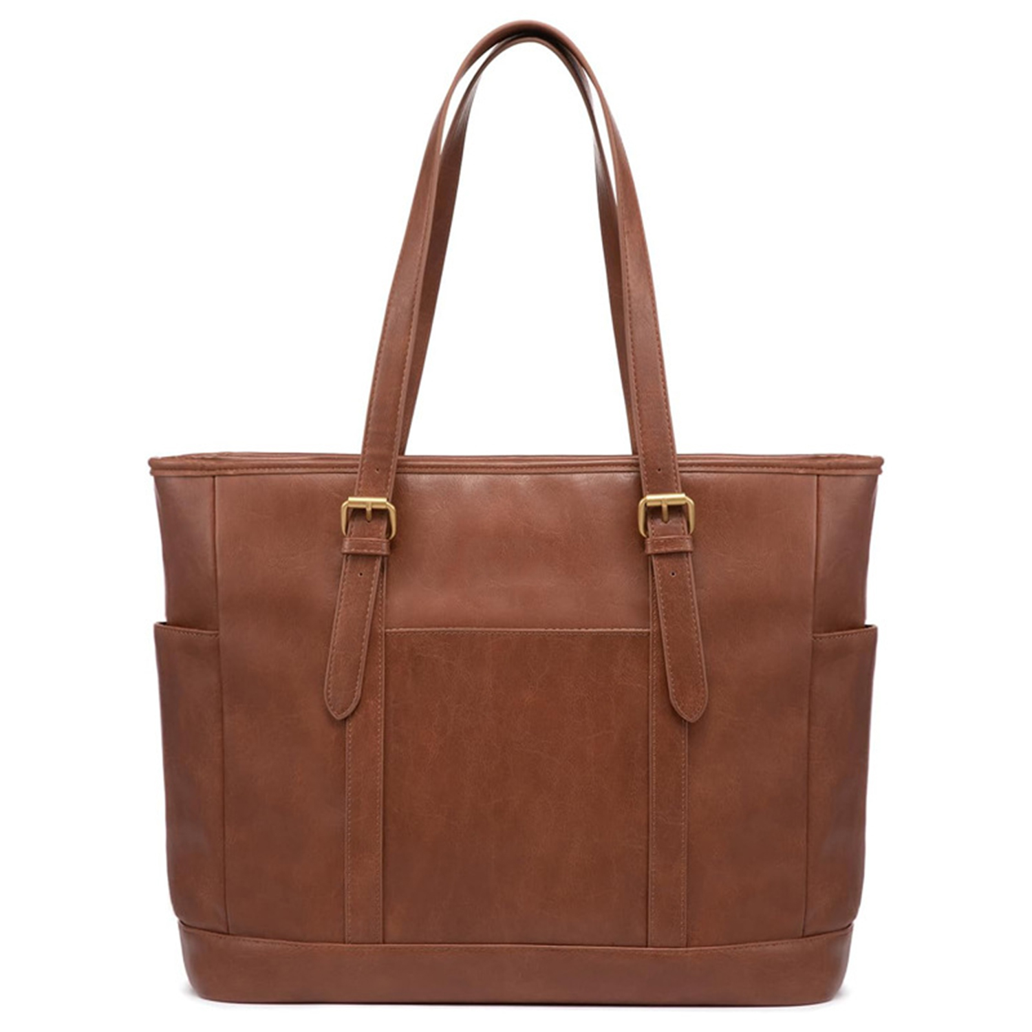 15" Waterproof PU Leather Laptop Tote bag 4