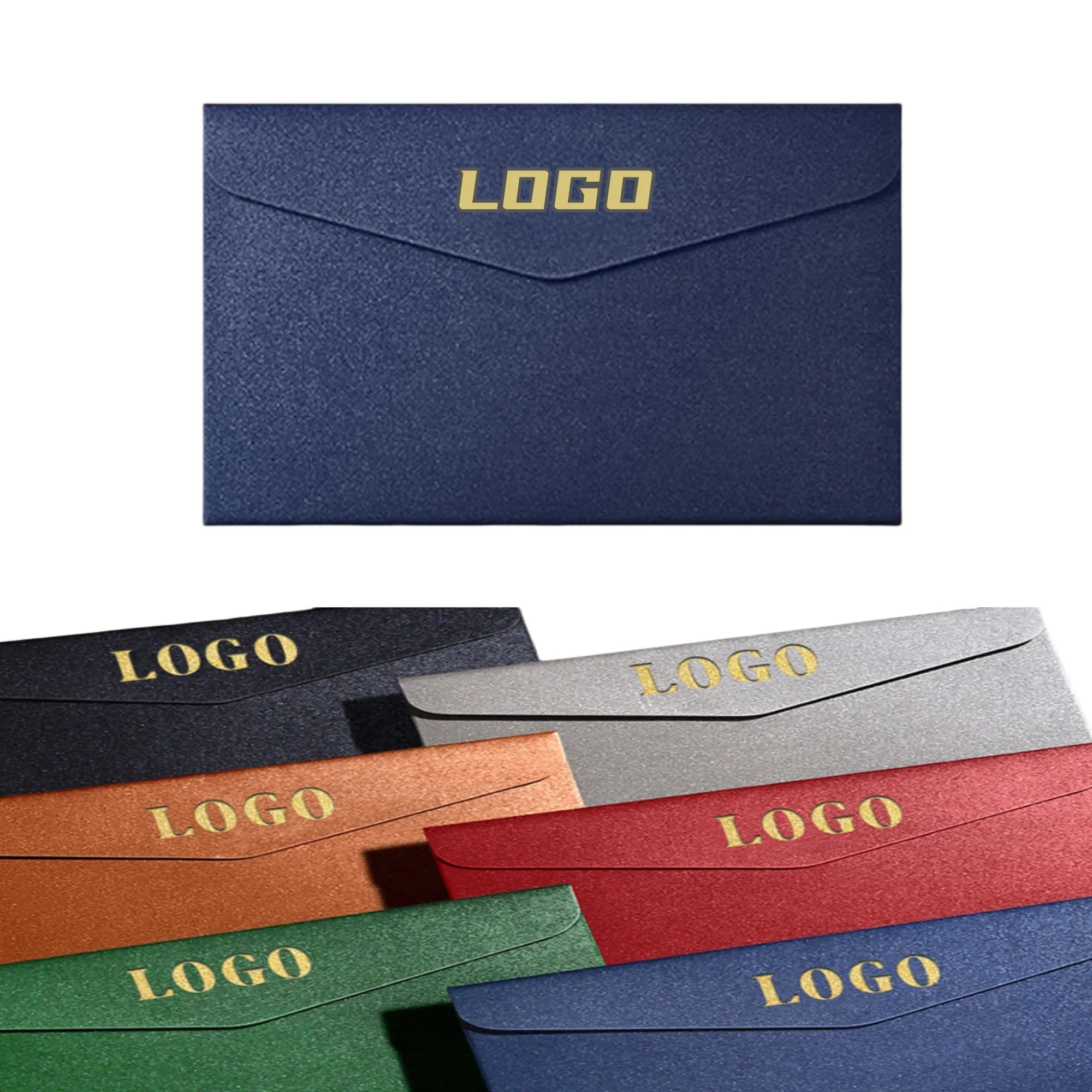 Corporate Pearlescent Hot Stamping Invitation Envelope