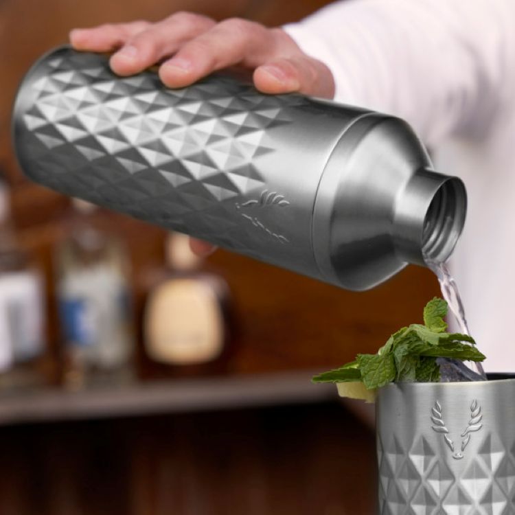 Viski® Paragon Stainless Steel Cocktail Shaker 2