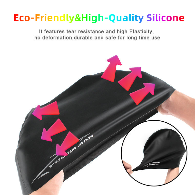 Silicone Swim Cap For Adult 2