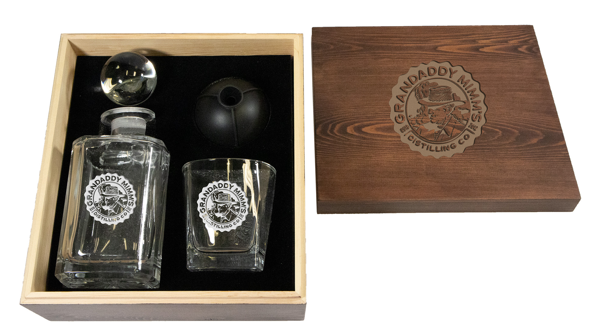 DECANTER & WHISKEY GLASS GIFT SET 2