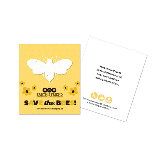 Save The Bees Plantable Bee Cards 2