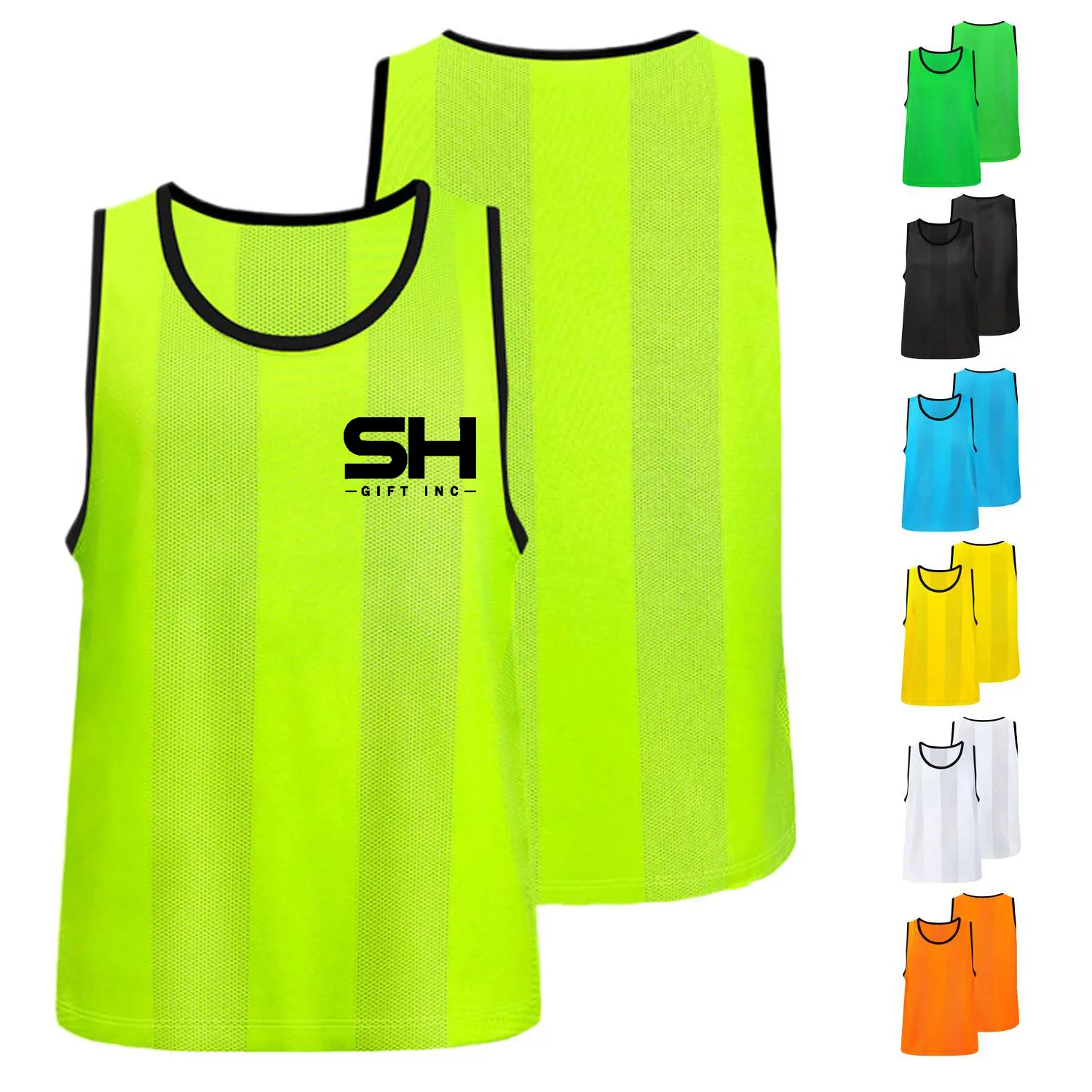 Breathable Polyester Mesh Sports Scrimmage Jersey 4