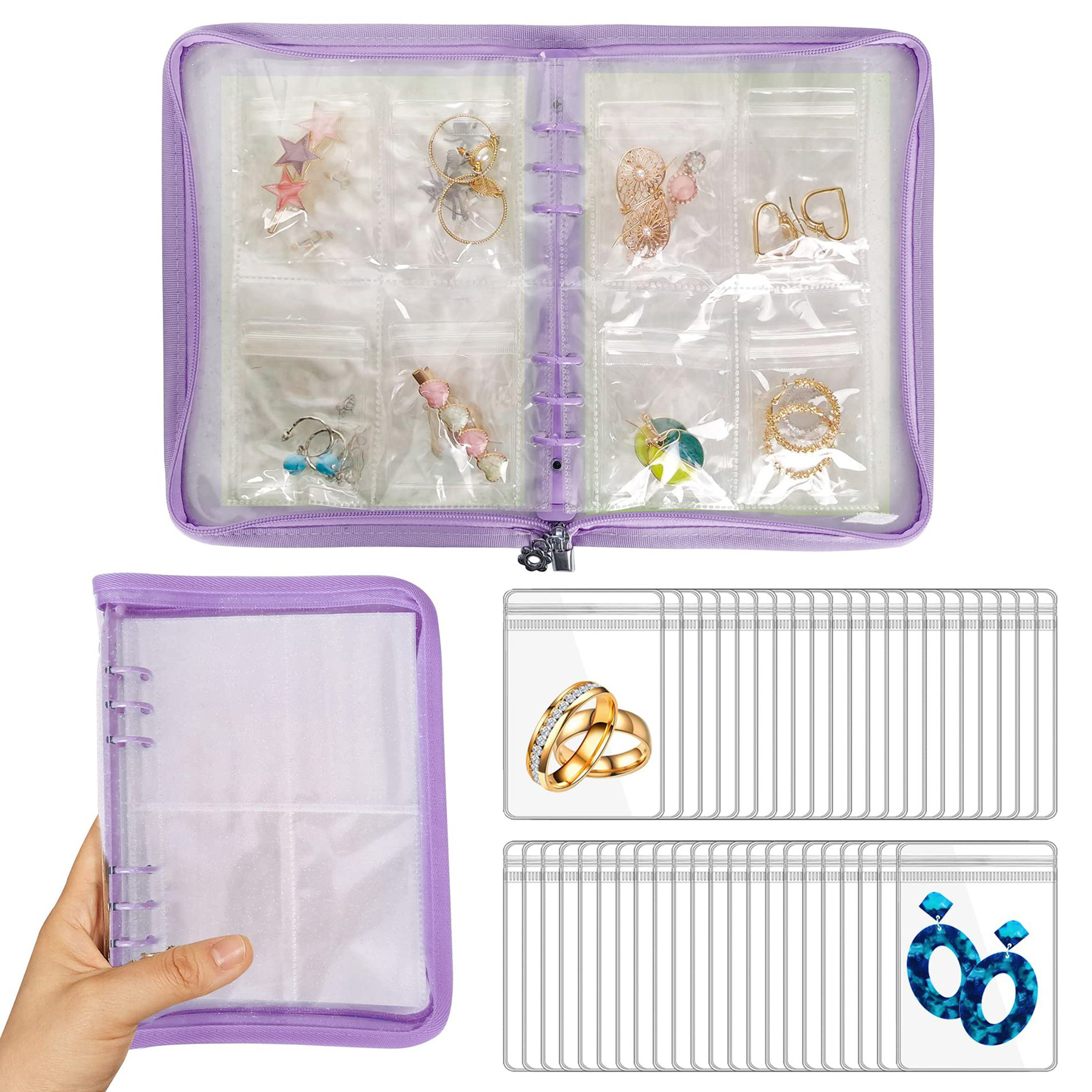 Jewelry Storage Organizer Book Case 7